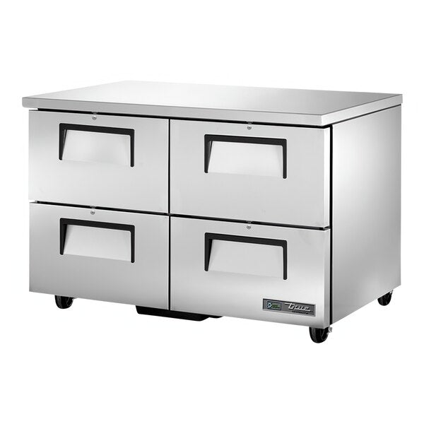 True Manufacturing TUC-48D-4-HC 48 3/8" Undercounter Refrigerator with Four Drawers