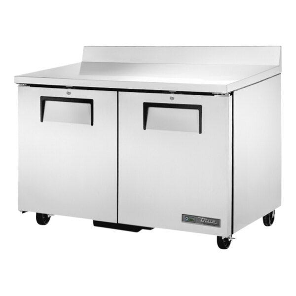 True Manufacturing TWT-48-HC 48 3/8" Worktop Refrigerator with 3 9/16" Backsplash