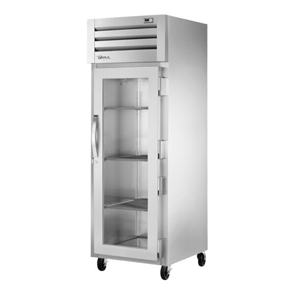 True Manufacturing STA1R-1G-HC Spec Series 27 1/2" Glass Door Reach-In Refrigerator with LED Lighting