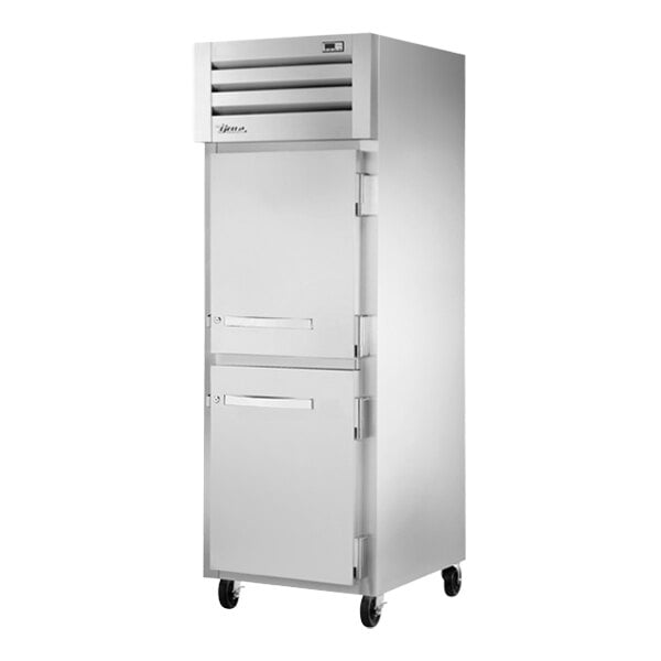 True Manufacturing STA1R-2HS-HC Spec Series 27 1/2" Solid Half Door Reach-In Refrigerator with LED Lighting