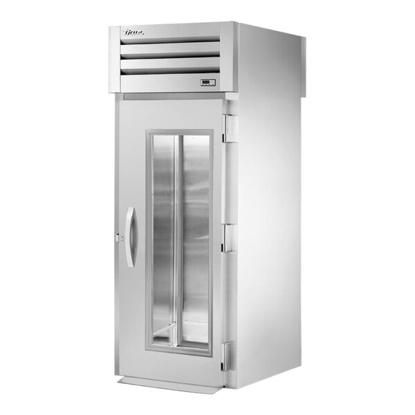 True Manufacturing STA1RRT-1G-1S Spec Series 35" Front Glass, Solid Back Door Roll-Through Refrigerator