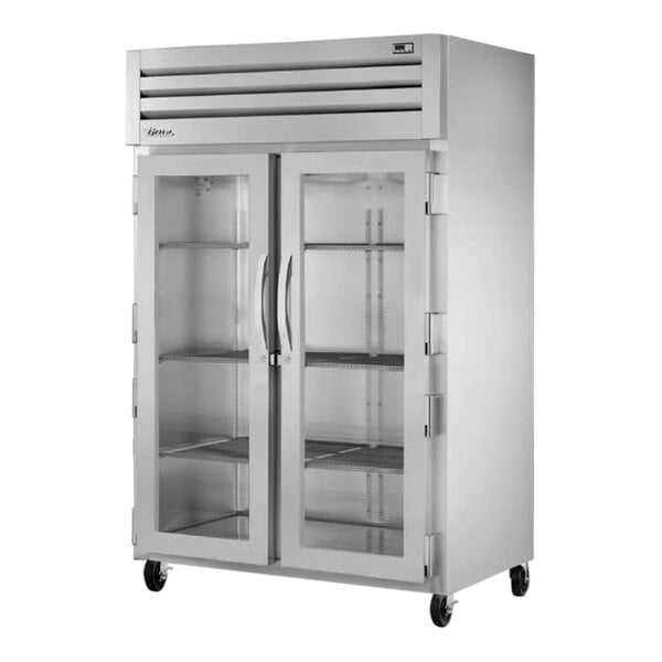 True Manufacturing STR2R-2G-HC Spec Series 52 5/8" Glass Door Reach-In Refrigerator