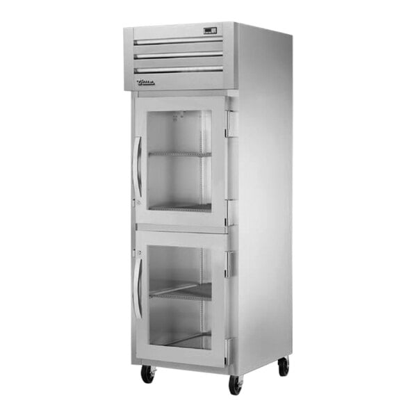True Manufacturing STG1R-2HG-HC Spec Series 27 1/2" Glass Half Door Reach-In Refrigerator