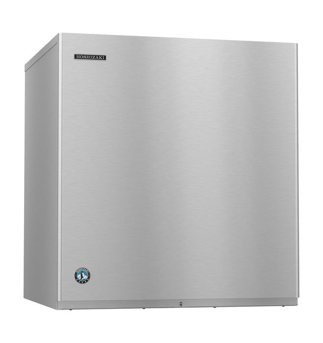 Hoshizaki KM-1100MRJZ Crescent Cuber Icemaker, stainless steel exterior.