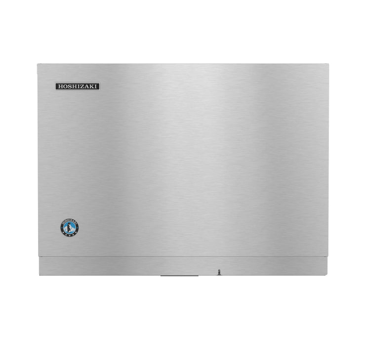 Hoshizaki KMD-505MRJZ crescent cuber icemaker, stainless steel, remote-cooled.