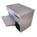Hoshizaki IM-200BAC icemaker with built-in storage, stainless steel exterior.