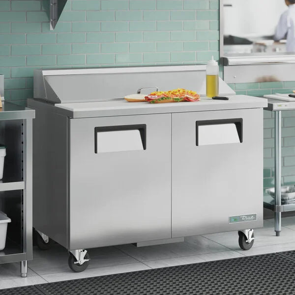 True Manufacturing TSSU-48-12-HC 48 3/8" 2 Door Refrigerated Sandwich Prep Table
