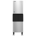 Hoshizaki KM-520MWJ Crescent Cuber Icemaker, water-cooled, stainless steel design.