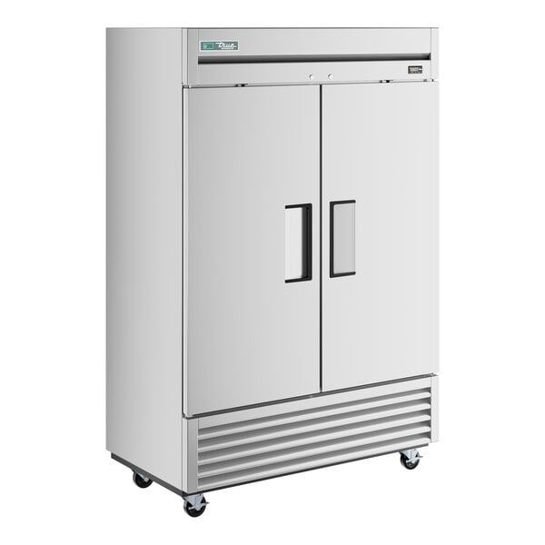 True Manufacturing TS-49-HC 54 1/8" Stainless Steel Solid Door Reach-In Refrigerator