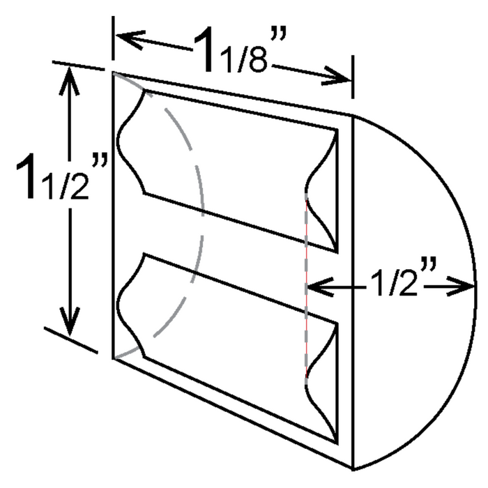 Hoshizaki KM-1601SAJ3 Crescent Cuber Icemaker dimensions diagram.