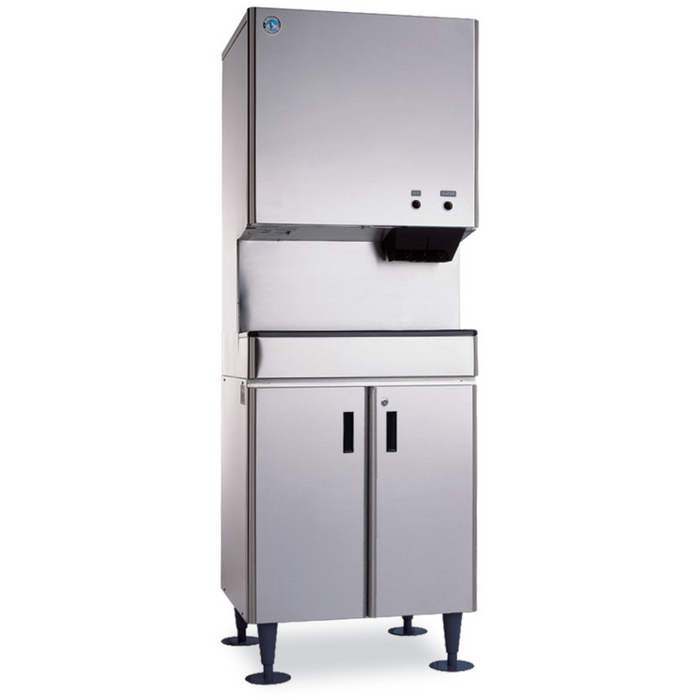 Hoshizaki DCM-500BWH Cubelet Icemaker with built-in storage, water-cooled.