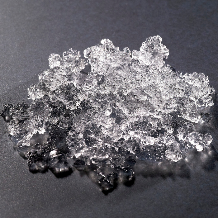 Hoshizaki flaked ice, ideal for food displays.