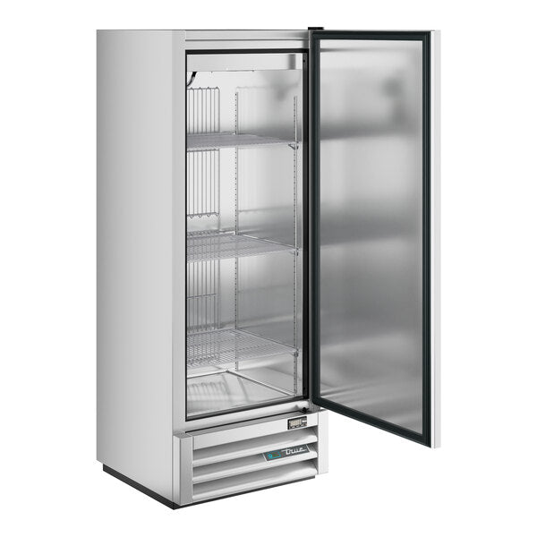 True Manufacturing T-12F-HC 24 7/8" One Section Solid Door Reach-In Freezer with LED Lighting