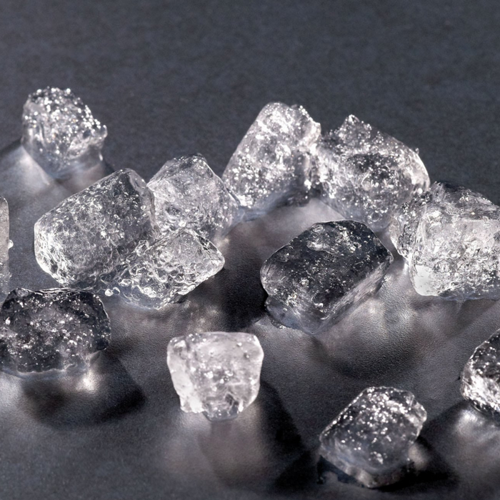 Cubelet ice produced by the Hoshizaki FS-1501MLJ-C icemaker.
