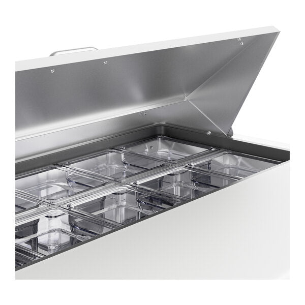 True Manufacturing TSSU-48-12-HC 48 3/8" 2 Door Refrigerated Sandwich Prep Table