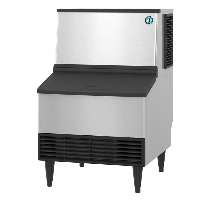 Hoshizaki KM-231BAJ Crescent Cuber Icemaker with built-in storage bin.
