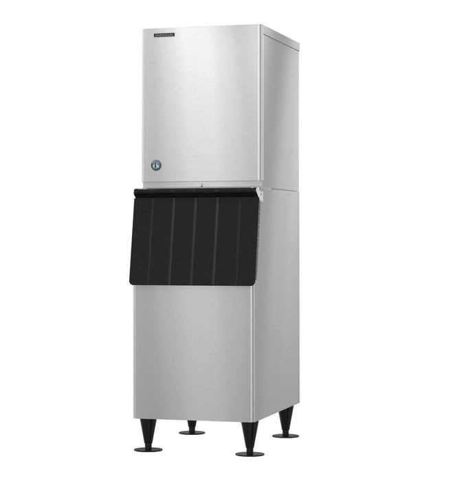 Hoshizaki KM-520MRJZ crescent cuber icemaker with stainless steel exterior.