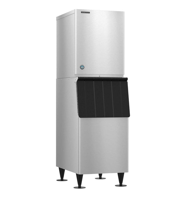Hoshizaki KM-520MRJZ remote-cooled crescent cuber icemaker, stainless steel exterior.