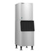Hoshizaki KM-520MRJZ remote-cooled crescent cuber icemaker, stainless steel exterior.