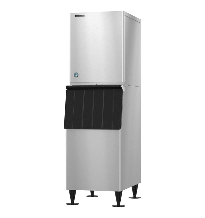 Hoshizaki KM-660MRJZ crescent cuber icemaker, remote-cooled, stainless steel.
