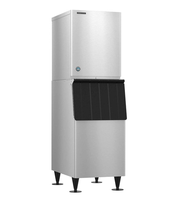 Crescent Cuber Icemaker, remote-cooled Hoshizaki KM-660MRJZ, stainless steel, energy-efficient design.