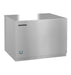 Hoshizaki KMD-505MWJ Crescent Cuber Icemaker, water-cooled stainless steel unit.