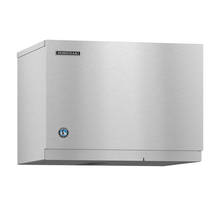 Hoshizaki KMD-505MWJ Crescent Cuber Icemaker, water-cooled, stainless steel design.