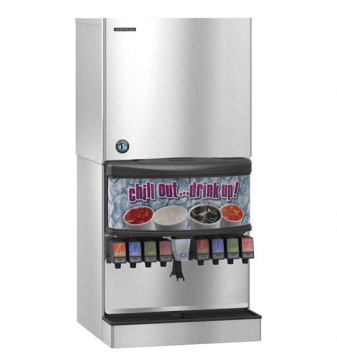 Hoshizaki KMD-860MRJZ Crescent Cuber Icemaker with Beverage Dispenser