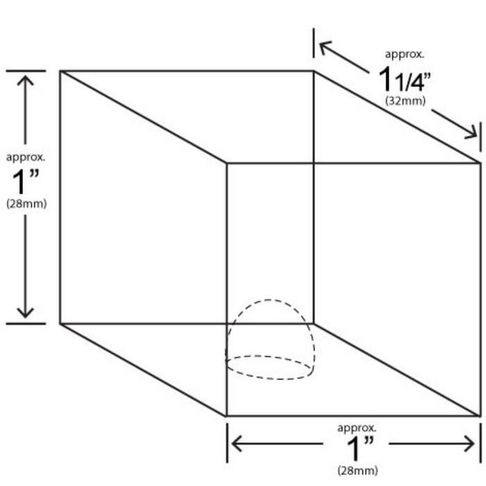 Hoshizaki IM-200BAC Square Cuber Icemaker dimensions diagram